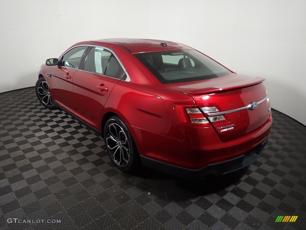 2013 Taurus SHO AWD - Ruby Red Metallic / Charcoal Black photo #13