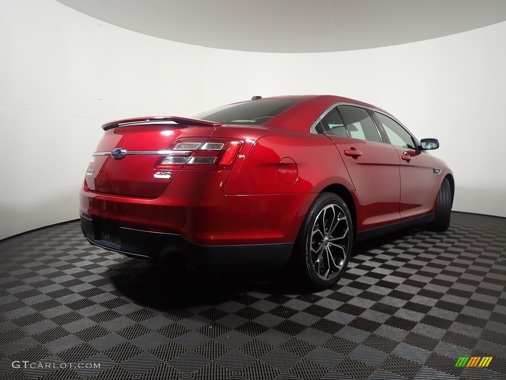 2013 Taurus SHO AWD - Ruby Red Metallic / Charcoal Black photo #17