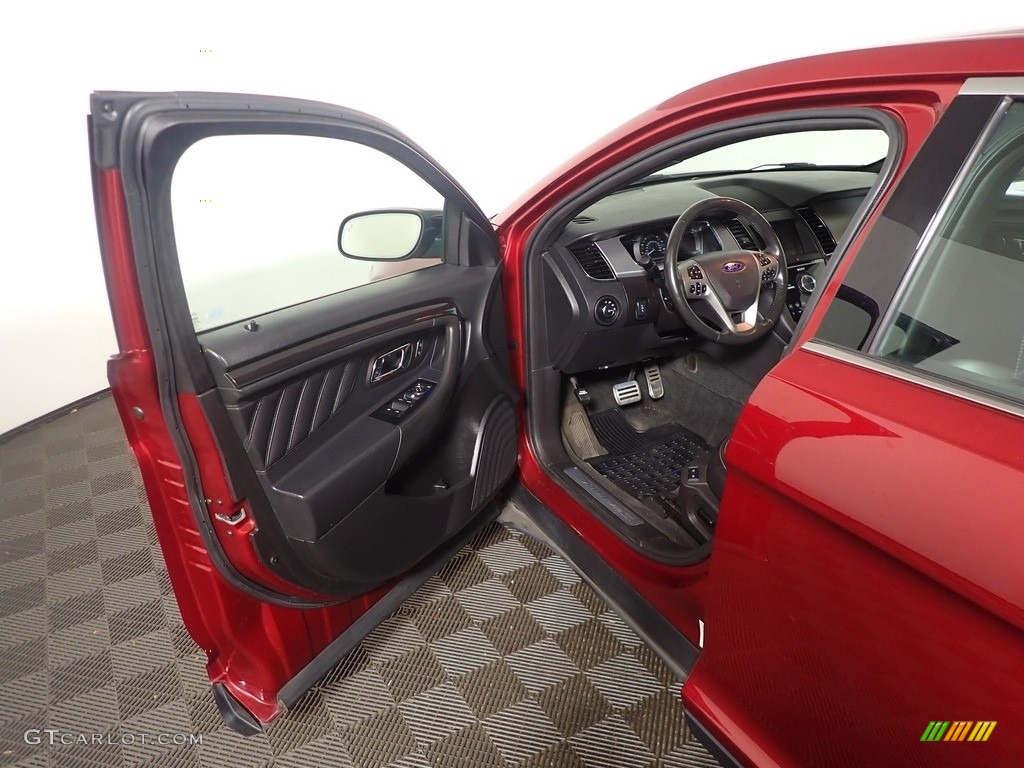 2013 Taurus SHO AWD - Ruby Red Metallic / Charcoal Black photo #22