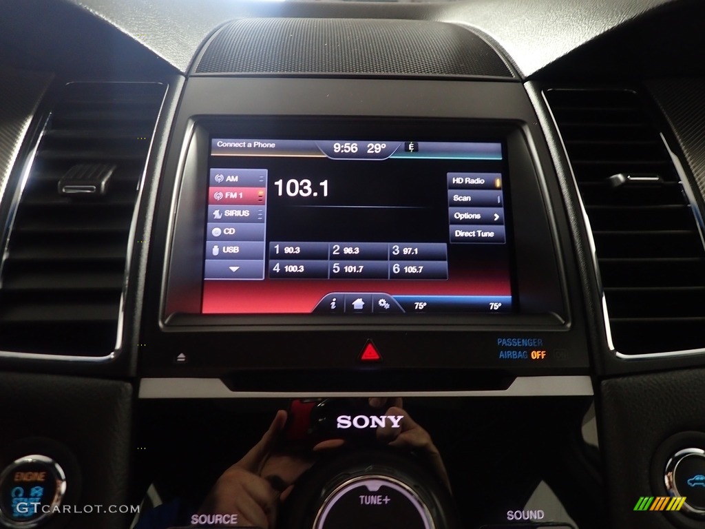 2013 Taurus SHO AWD - Ruby Red Metallic / Charcoal Black photo #28