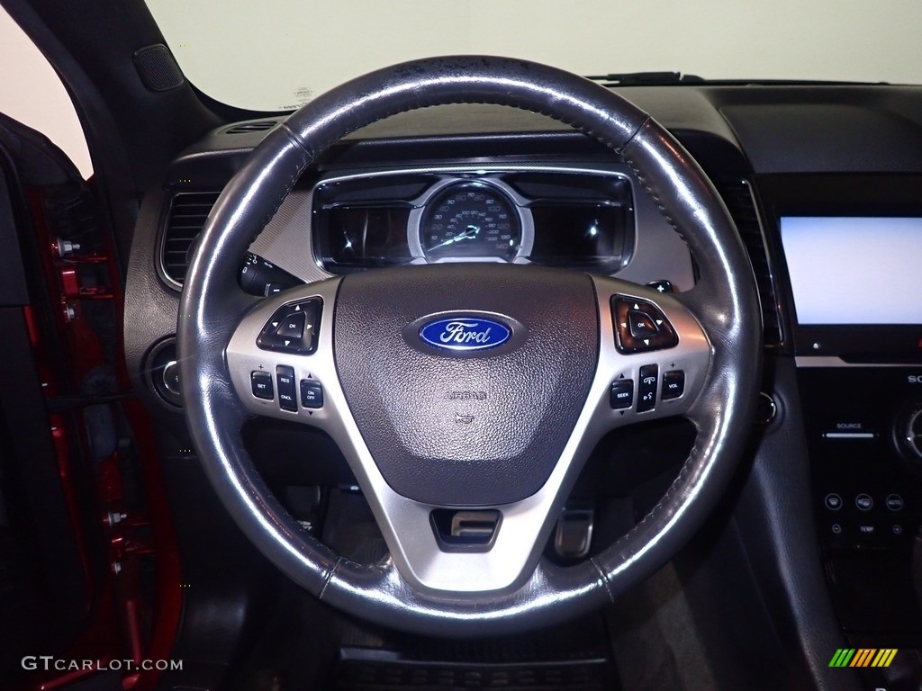 2013 Taurus SHO AWD - Ruby Red Metallic / Charcoal Black photo #29