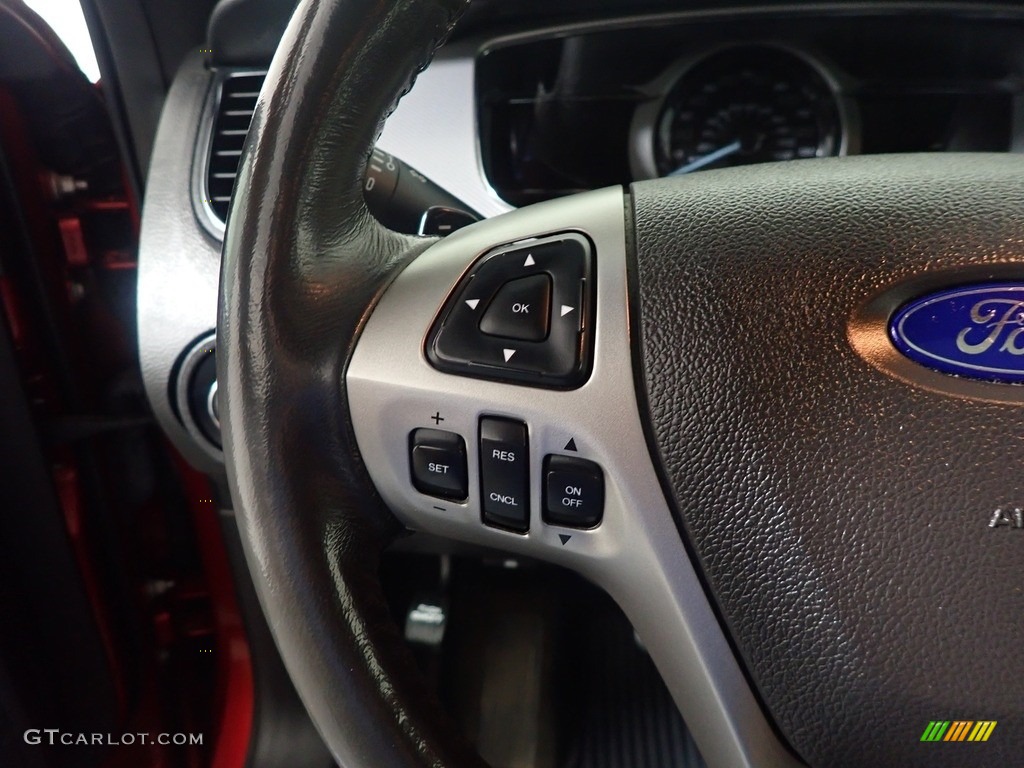 2013 Taurus SHO AWD - Ruby Red Metallic / Charcoal Black photo #31