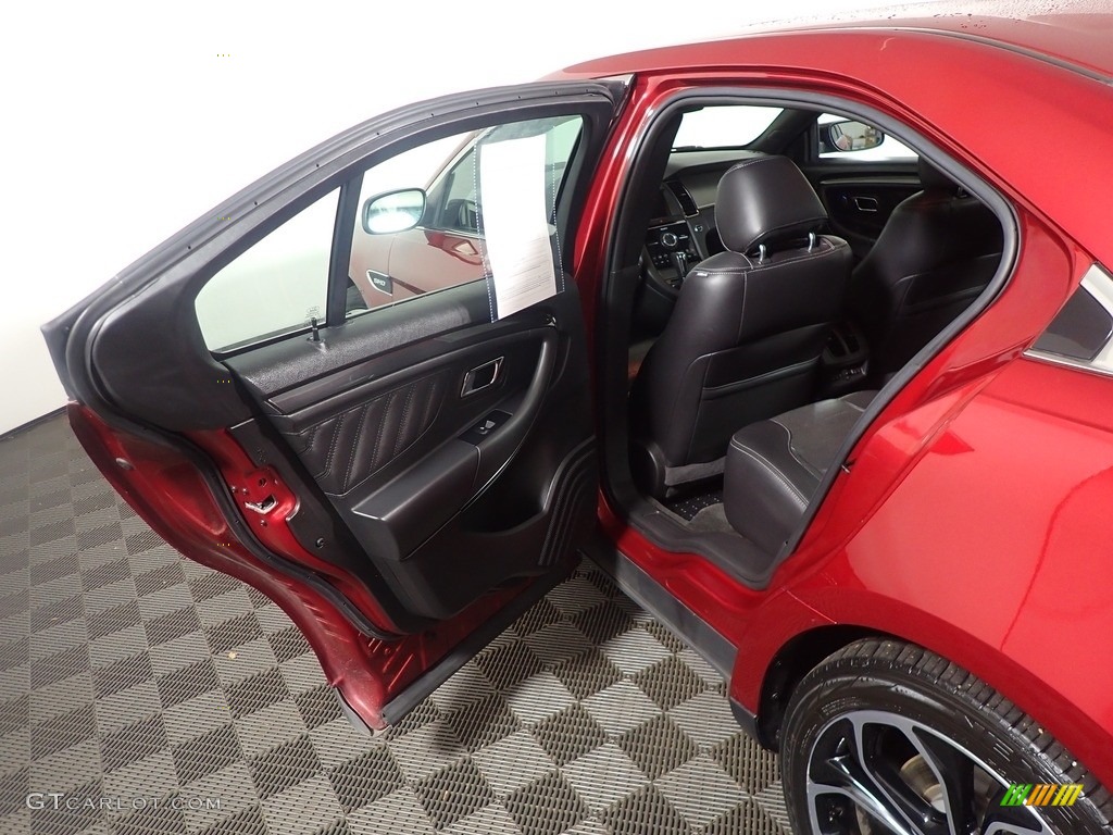 2013 Taurus SHO AWD - Ruby Red Metallic / Charcoal Black photo #36