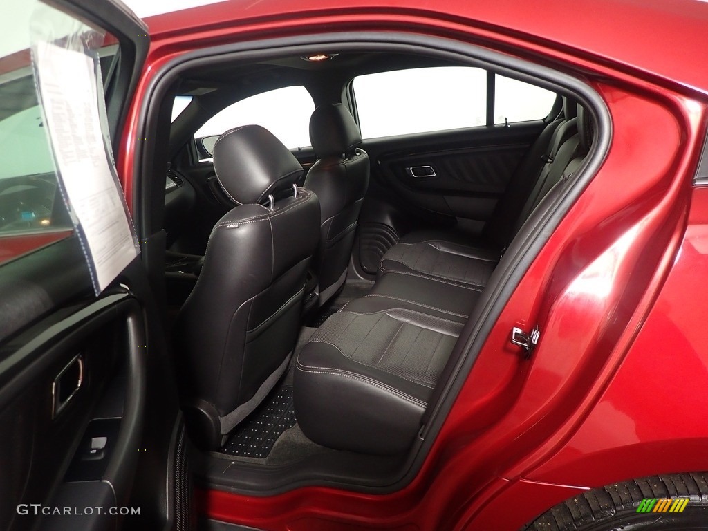 2013 Taurus SHO AWD - Ruby Red Metallic / Charcoal Black photo #37