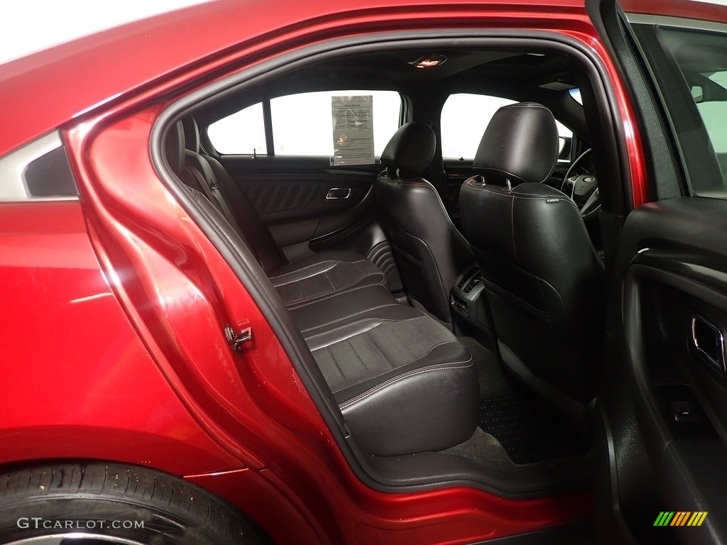 2013 Taurus SHO AWD - Ruby Red Metallic / Charcoal Black photo #39