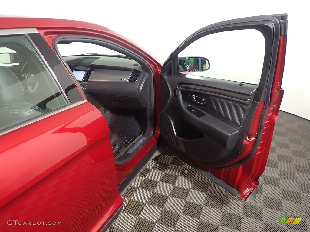 2013 Taurus SHO AWD - Ruby Red Metallic / Charcoal Black photo #40