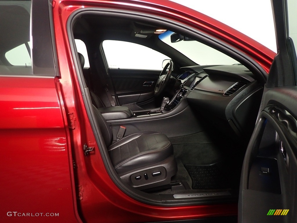 2013 Taurus SHO AWD - Ruby Red Metallic / Charcoal Black photo #41