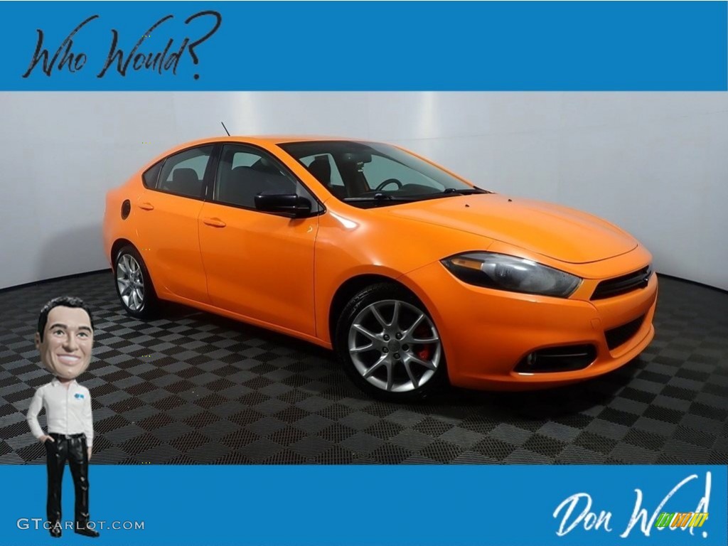 Header Orange Dodge Dart