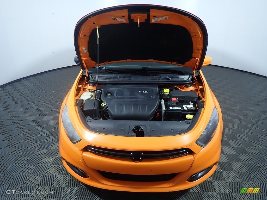 2013 Dart SXT - Header Orange / Black/Light Diesel Gray photo #5