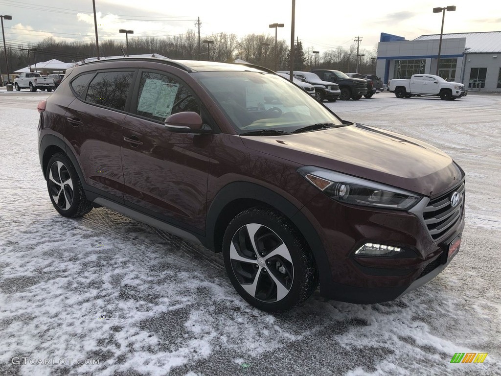 2017 Tucson Sport - Ruby Wine / Beige photo #7