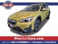 Plasma Yellow Pearl 2021 Subaru Crosstrek Limited