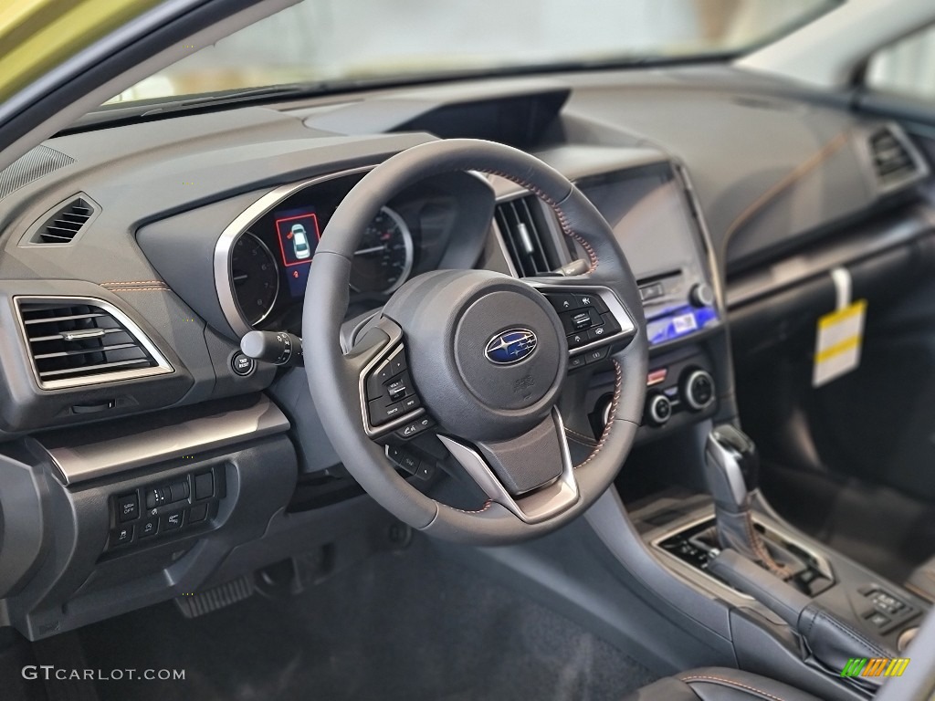 2021 Crosstrek Limited - Plasma Yellow Pearl / Black photo #6