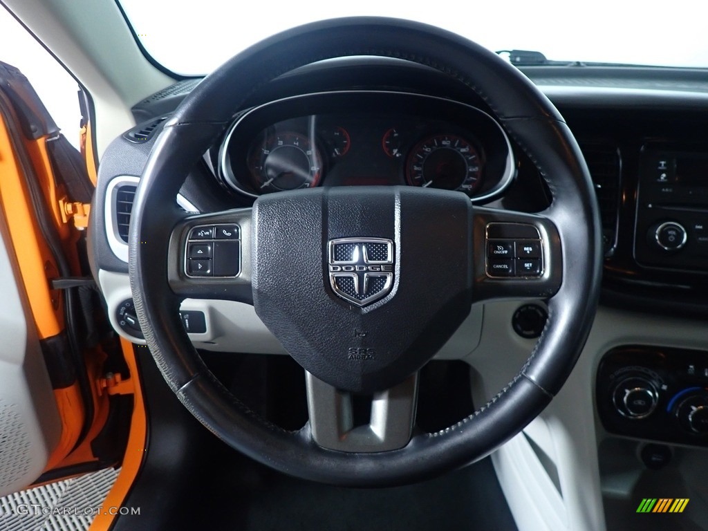 2013 Dart SXT - Header Orange / Black/Light Diesel Gray photo #26