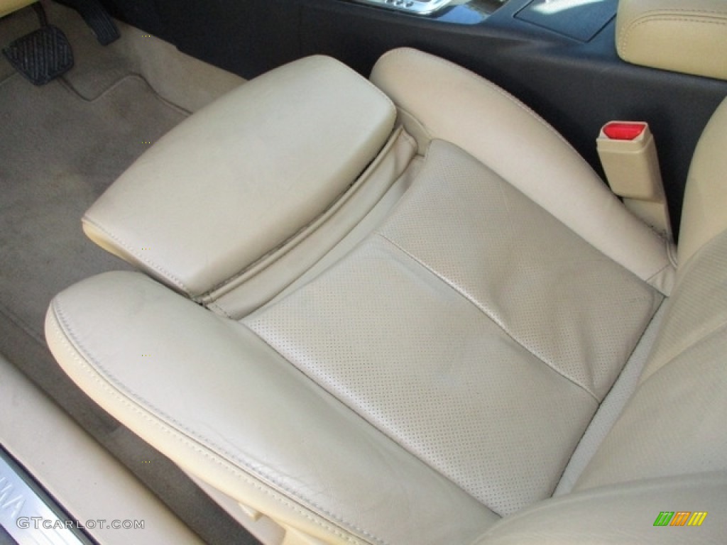 2010 Maxima 3.5 S - Winter Frost White / Caffe Latte photo #27