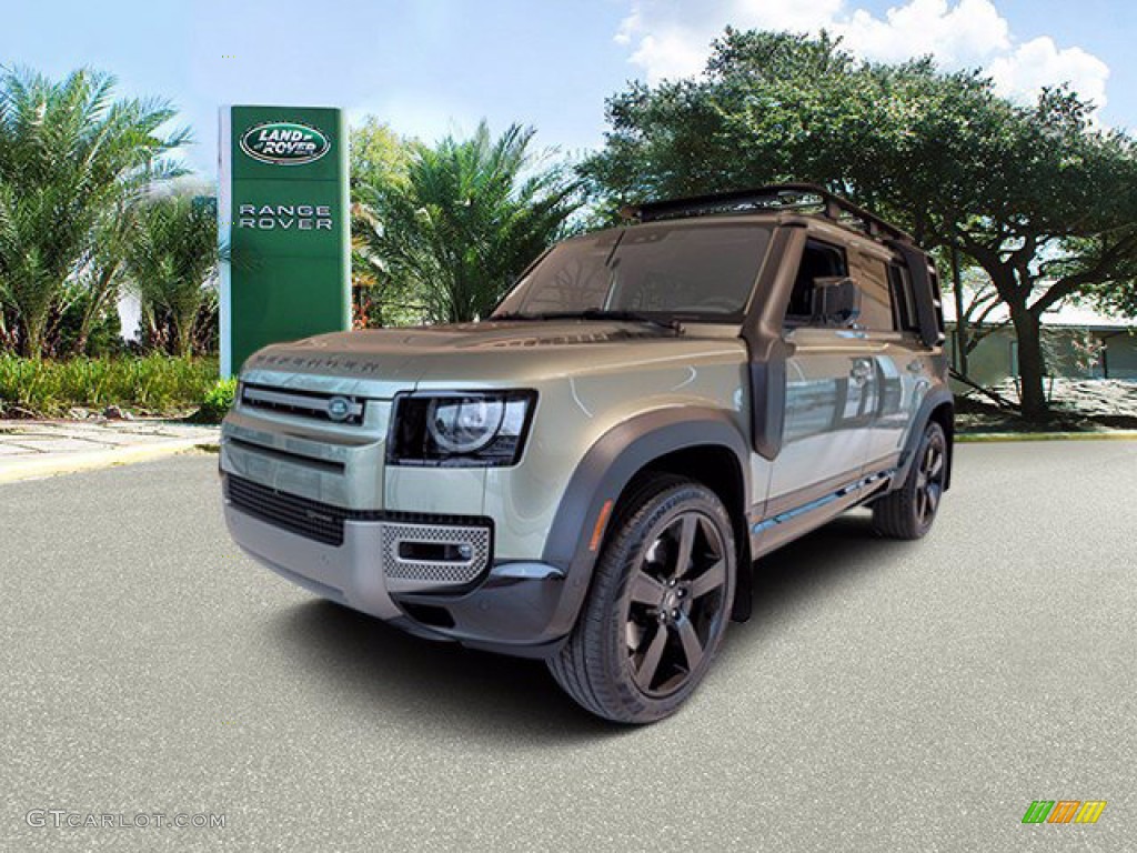 2022 Defender 110 X-Dynamic SE - Pangea Green Metallic / Khaki photo #1