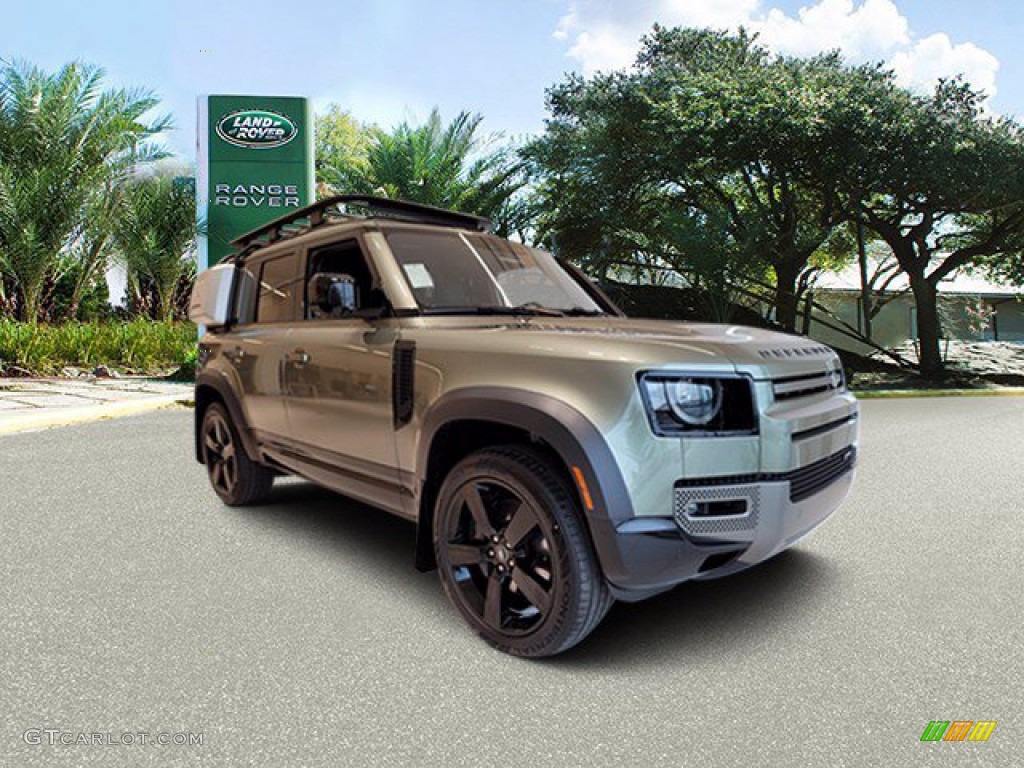 2022 Defender 110 X-Dynamic SE - Pangea Green Metallic / Khaki photo #11