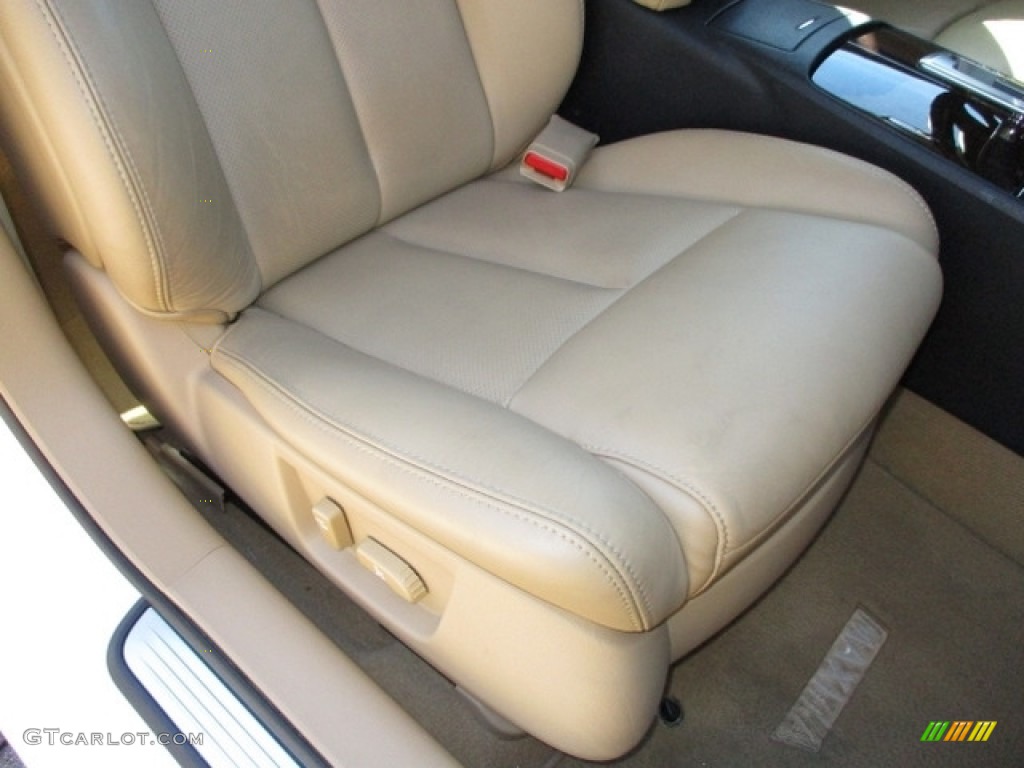 2010 Maxima 3.5 S - Winter Frost White / Caffe Latte photo #60