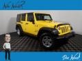 Baja Yellow - Wrangler Unlimited Sport 4x4 Photo No. 1