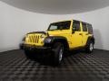 Baja Yellow - Wrangler Unlimited Sport 4x4 Photo No. 9