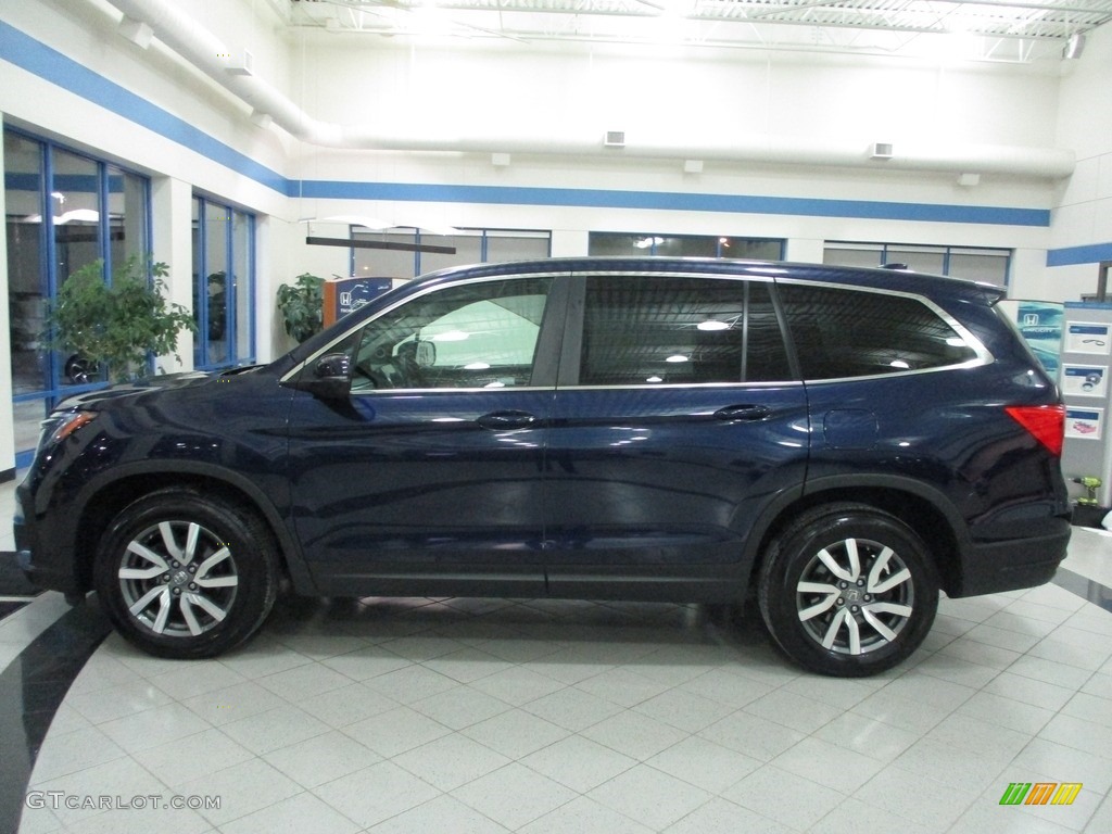 Obsidian Blue Pearl 2019 Honda Pilot EX-L AWD Exterior Photo #143367811