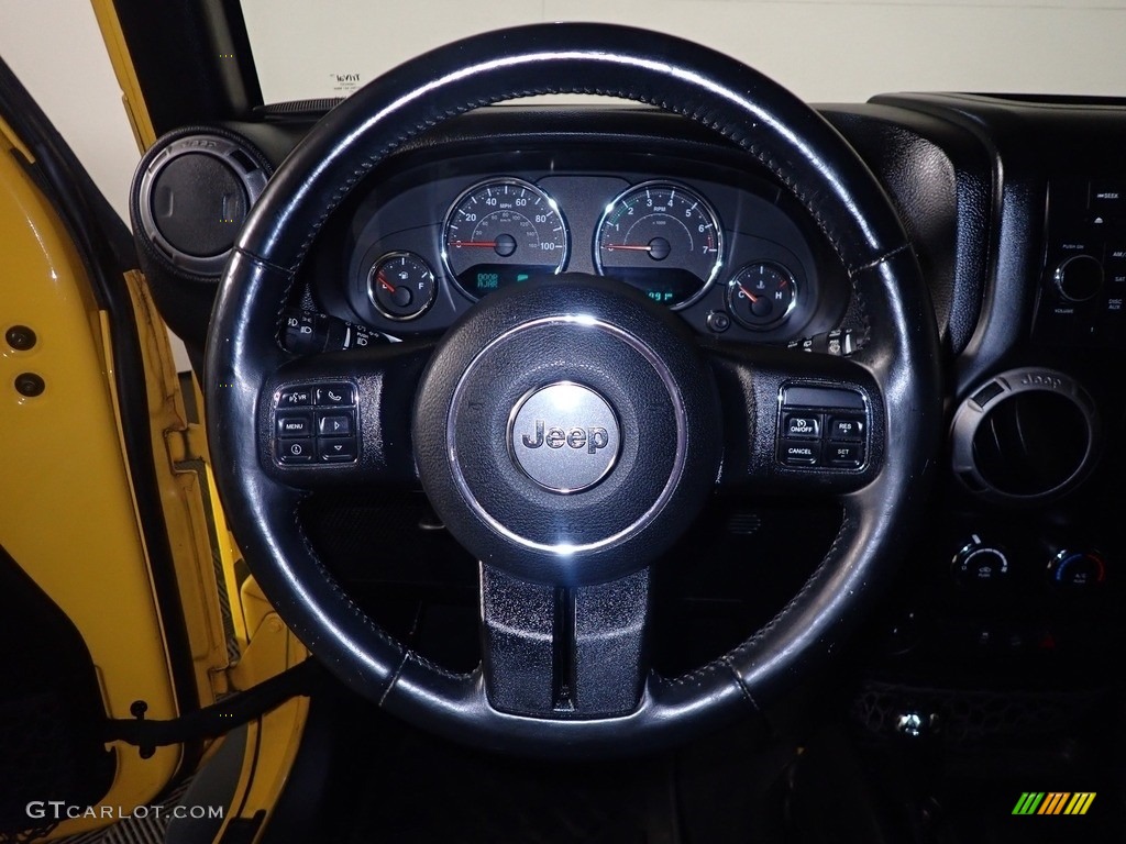 2015 Wrangler Unlimited Sport 4x4 - Baja Yellow / Black photo #26