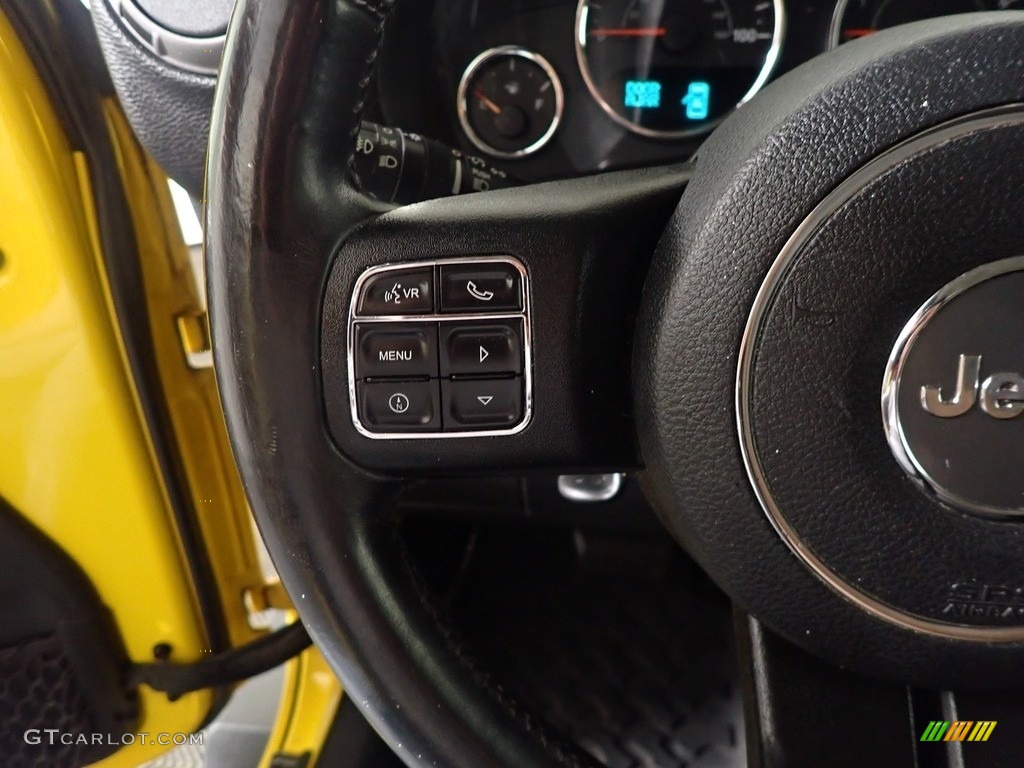 2015 Wrangler Unlimited Sport 4x4 - Baja Yellow / Black photo #28
