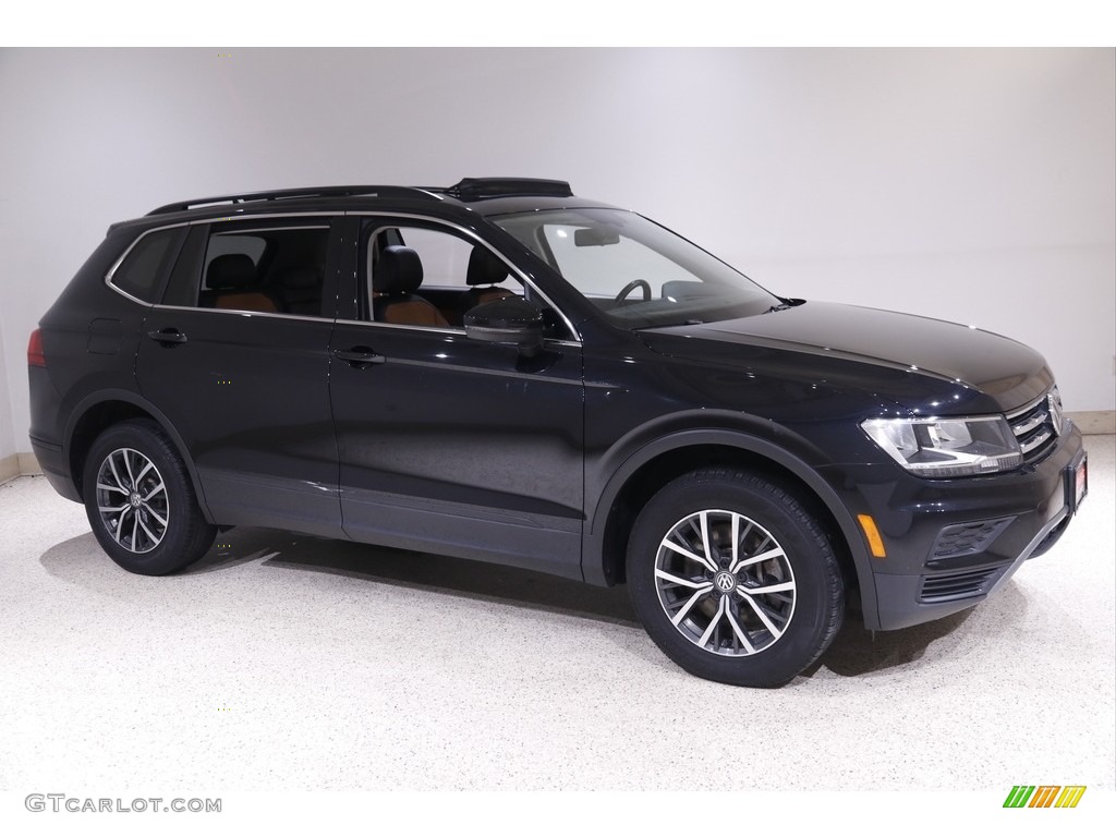 Deep Black Pearl 2019 Volkswagen Tiguan SE 4MOTION Exterior Photo #143368150