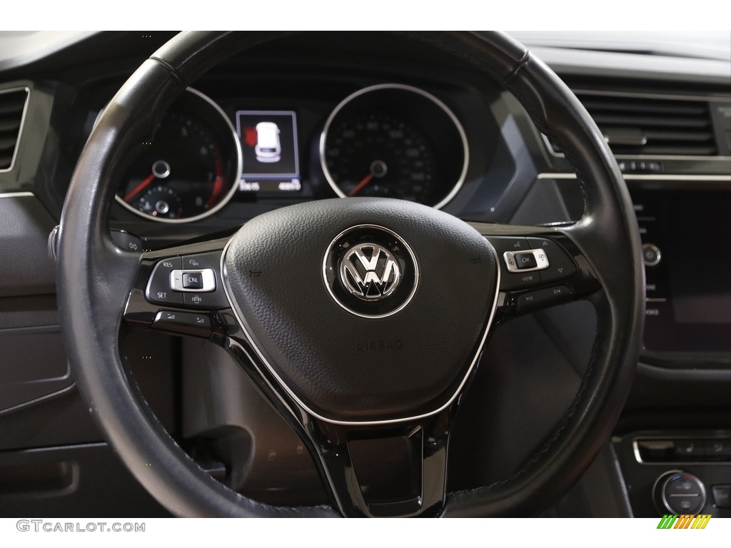 2019 Volkswagen Tiguan SE 4MOTION Golden Oak/Black Steering Wheel Photo #143368228