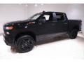 2021 Black Chevrolet Silverado 1500 Custom Trail Boss Crew Cab 4x4  photo #3