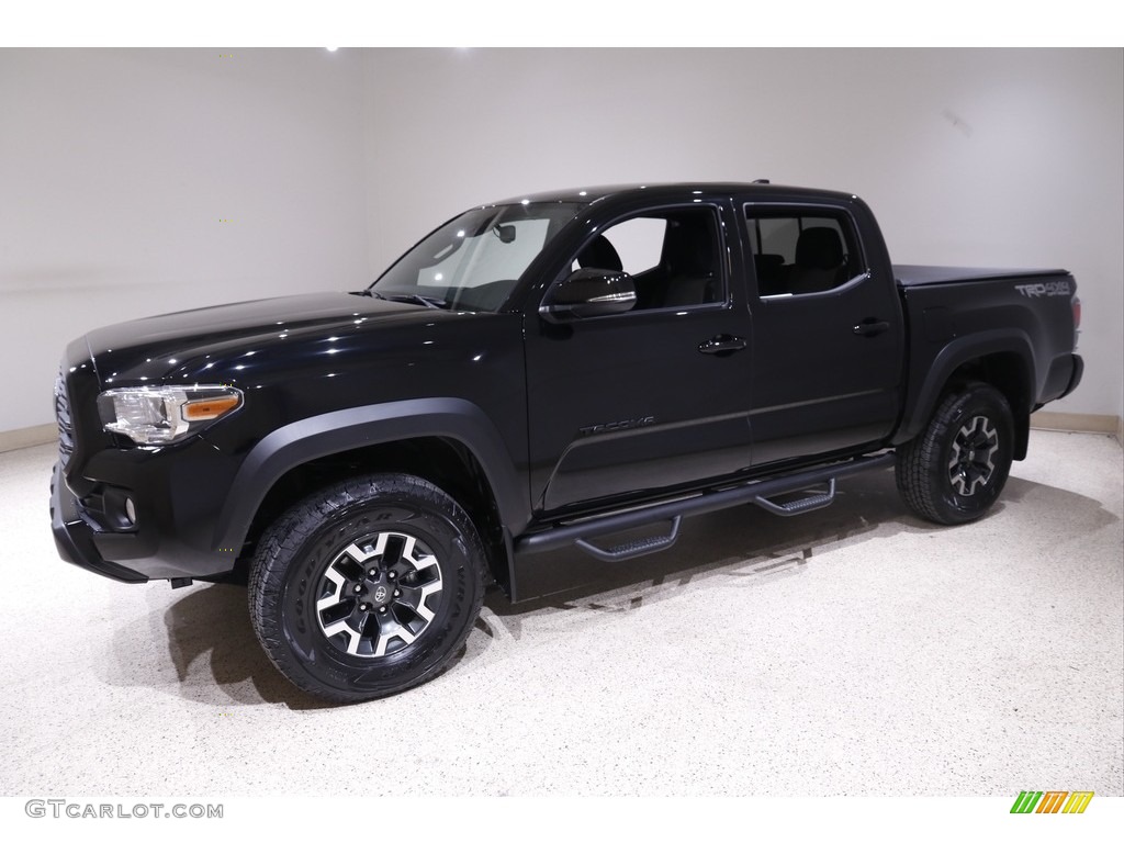 Midnight Black Metallic 2021 Toyota Tacoma TRD Off Road Double Cab 4x4 Exterior Photo #143368723