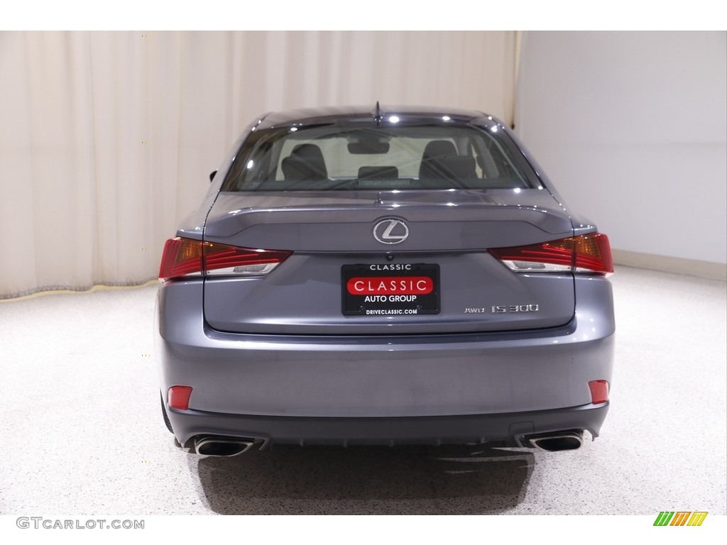 2017 IS 300 AWD - Nebula Gray Pearl / Black photo #19
