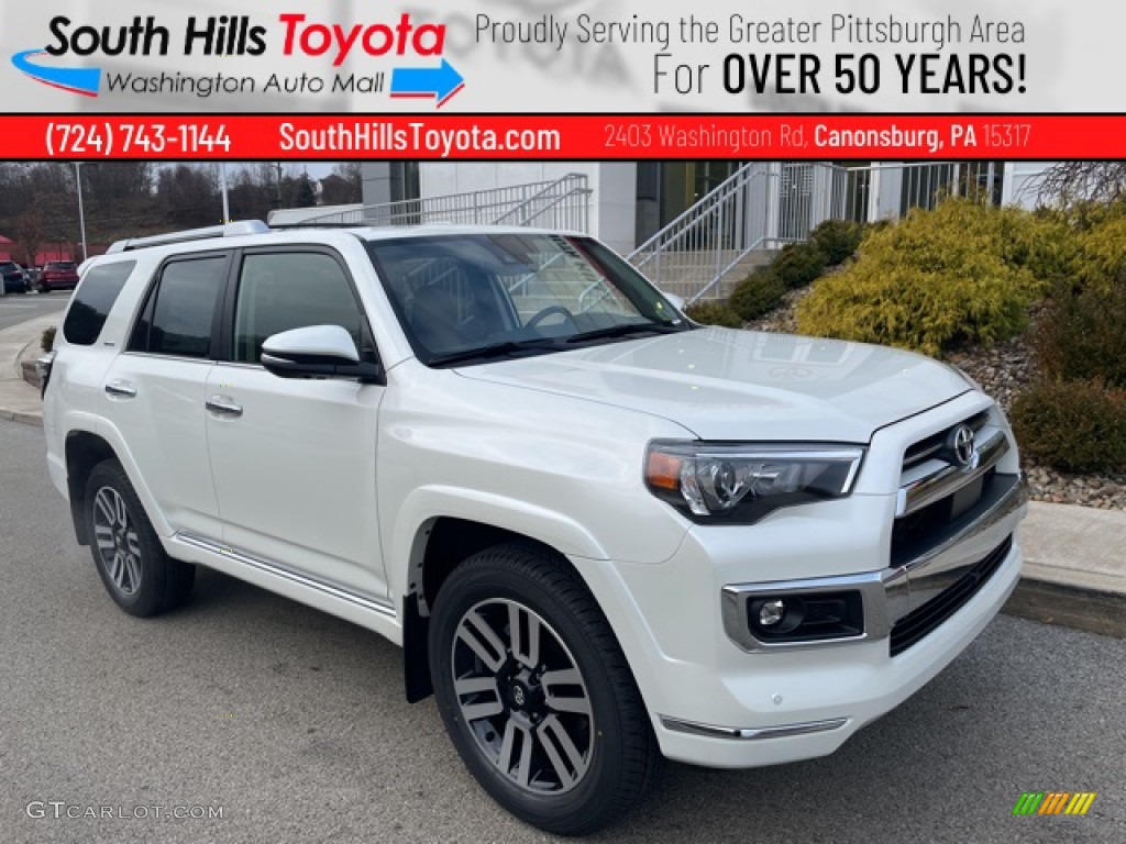 2022 4Runner Limited 4x4 - White / Redwood photo #1