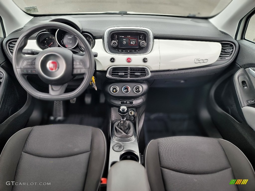 Nero/Grigio (Black/Gray) Interior 2017 Fiat 500X Pop Photo #143369536