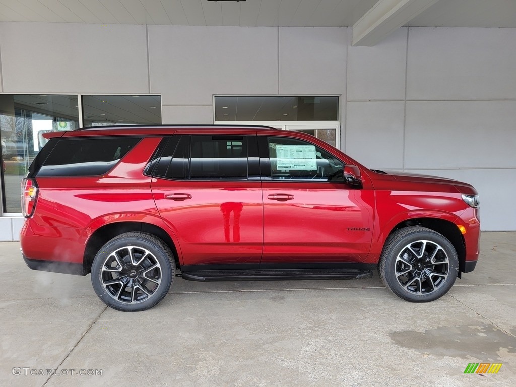 Cherry Red Tintcoat 2022 Chevrolet Tahoe RST 4WD Exterior Photo #143370000