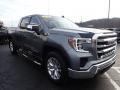 Front 3/4 View of 2021 Sierra 1500 SLE Crew Cab 4WD