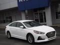 2019 Quartz White Pearl Hyundai Sonata SE  photo #1