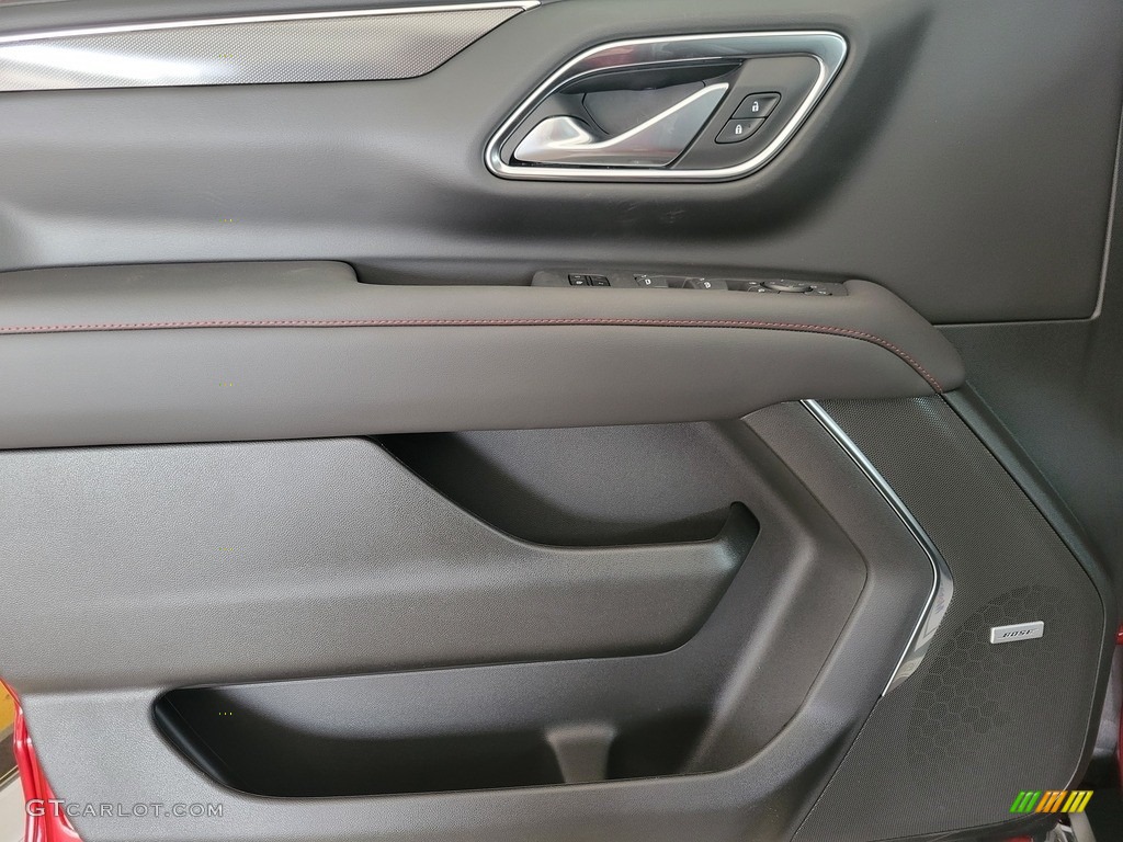 2022 Chevrolet Tahoe RST 4WD Jet Black/­Victory Red Door Panel Photo #143370389