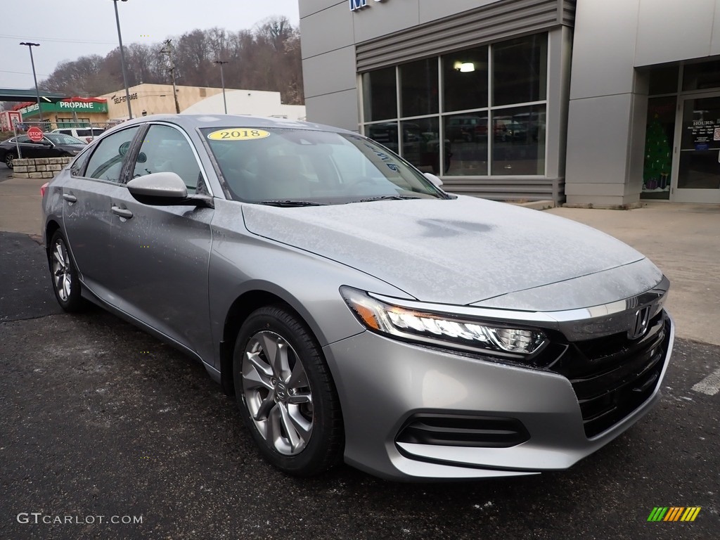 2018 Accord LX Sedan - Lunar Silver Metallic / Gray photo #8