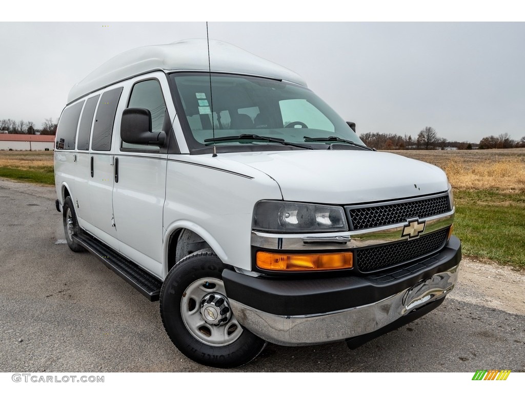 2008 Express LS 3500 Passenger Van - Summit White / Neutral photo #1