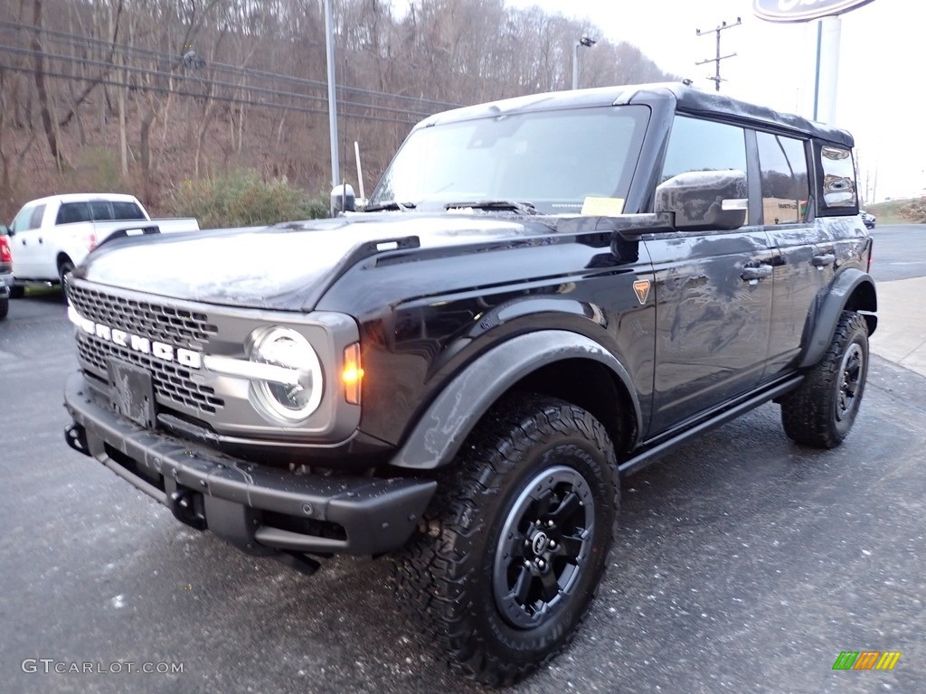 Shadow Black 2021 Ford Bronco Badlands 4x4 4-Door Exterior Photo #143373131