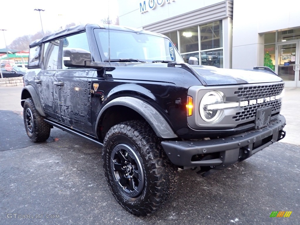 Shadow Black 2021 Ford Bronco Badlands 4x4 4-Door Exterior Photo #143373146