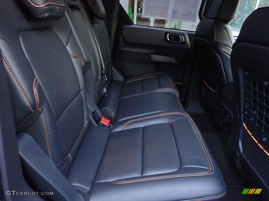 2021 Ford Bronco Badlands 4x4 4-Door Rear Seat Photo #143373266