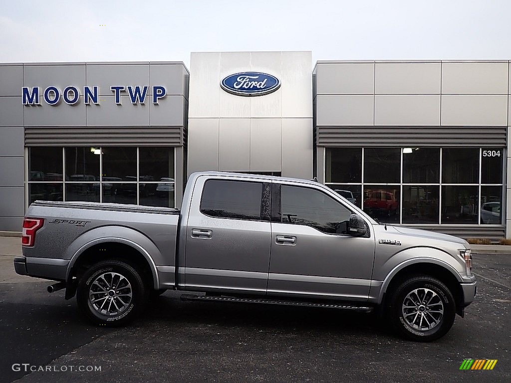 2020 F150 XLT SuperCrew 4x4 - Iconic Silver / Black photo #1