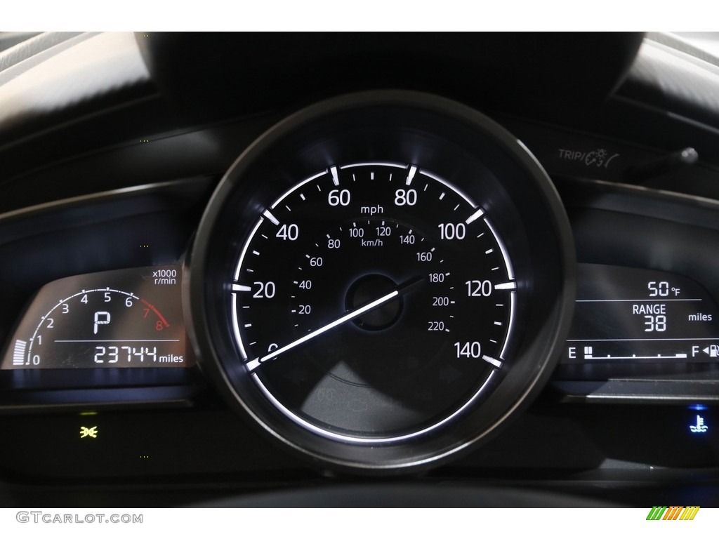 2019 CX-3 Touring AWD - Deep Crystal Blue Mica / Black photo #8