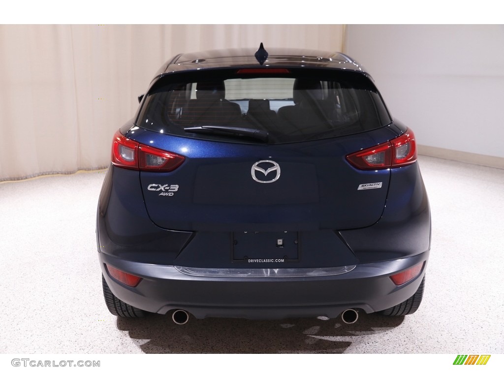 2019 CX-3 Touring AWD - Deep Crystal Blue Mica / Black photo #17