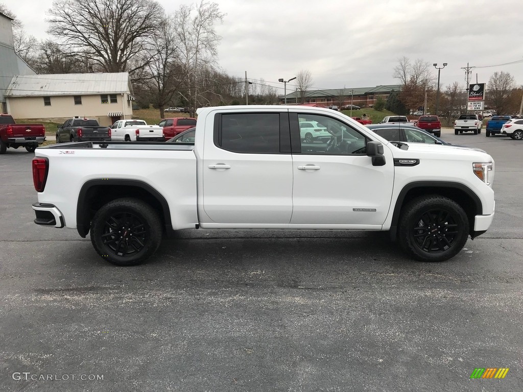 Summit White 2021 GMC Sierra 1500 Elevation Crew Cab 4WD Exterior Photo #143374919