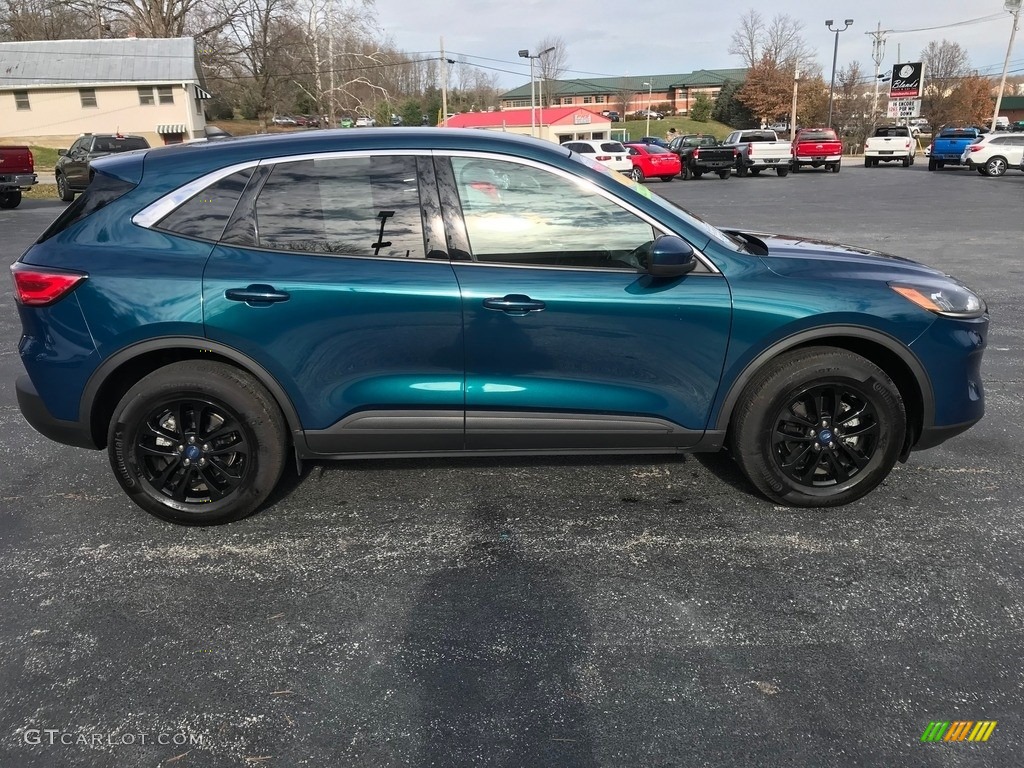 2020 Escape SE 4WD - Dark Persian Green Metallic / Dark Earth Gray photo #5