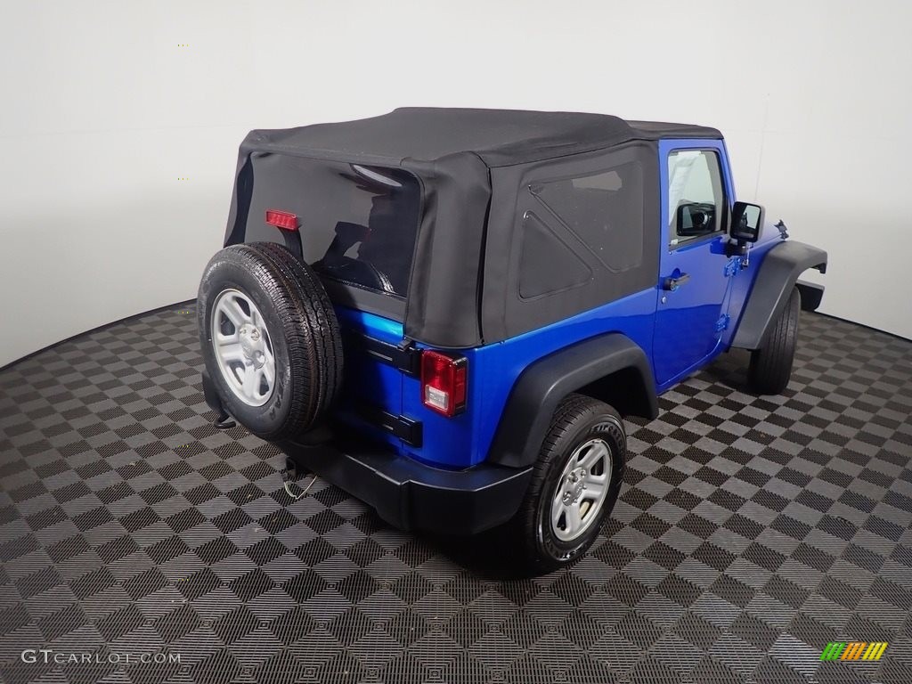 2015 Wrangler Sport 4x4 - Hydro Blue Pearl / Black photo #15