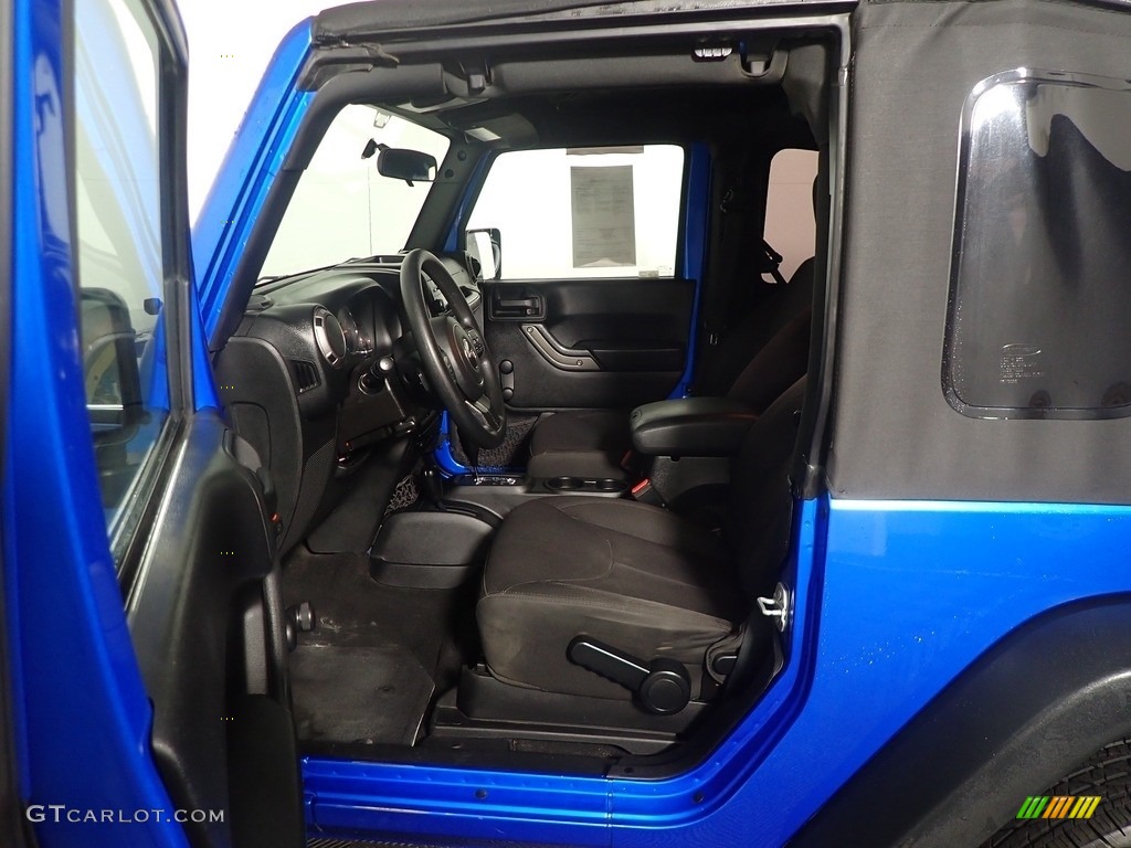 2015 Wrangler Sport 4x4 - Hydro Blue Pearl / Black photo #19
