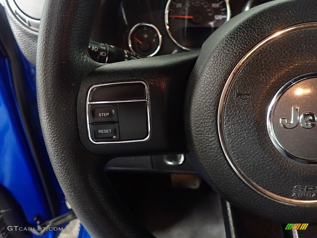 2015 Wrangler Sport 4x4 - Hydro Blue Pearl / Black photo #26